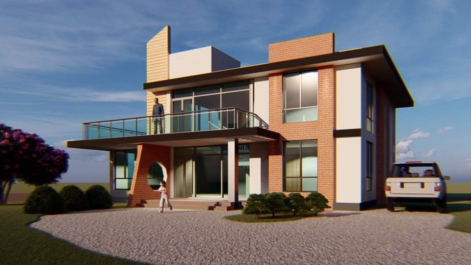 Large-scale construction site